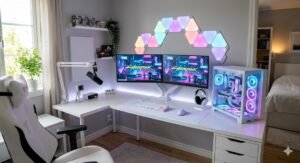 White Gaming Desk
