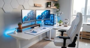 White Gaming Desk