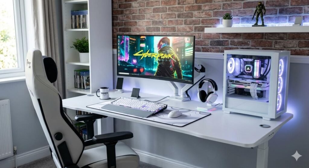 Best White Gaming Desk Ideas for a Clean and Modern Setup