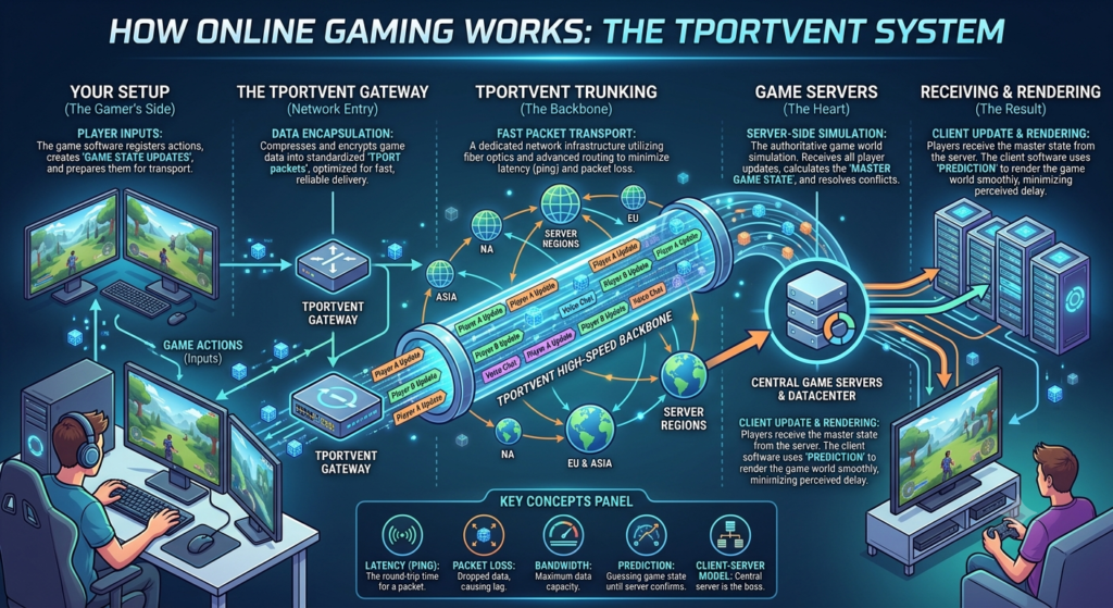 How Online Gaming Works Tportvent: Complete Information
