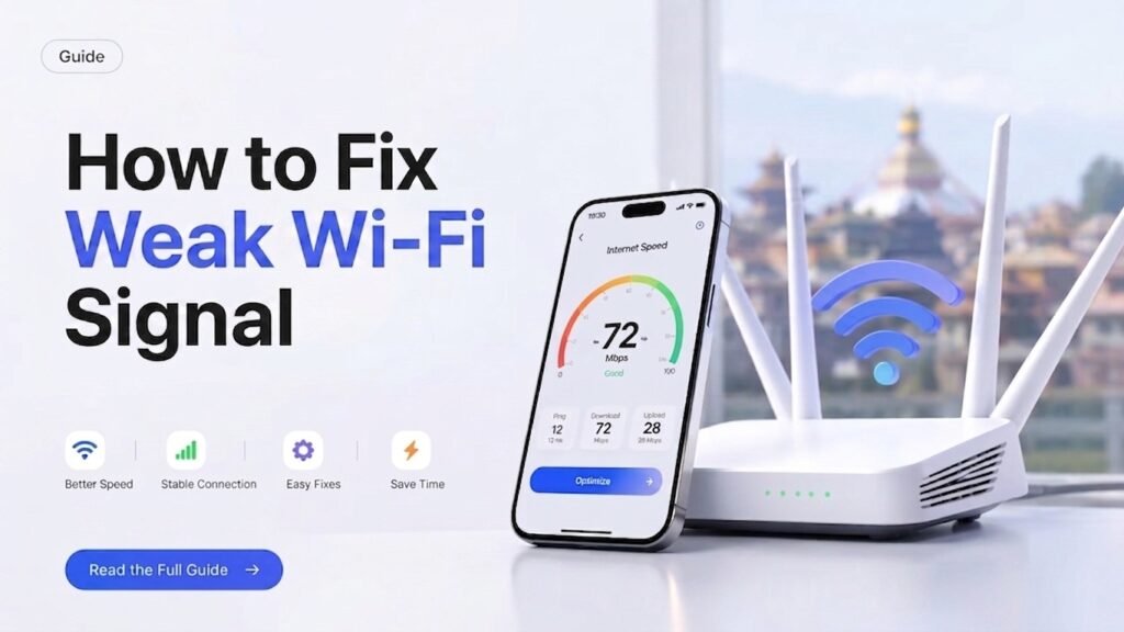 How to Fix Weak WiFi Signal: Easy Ways to Improve Your Connection